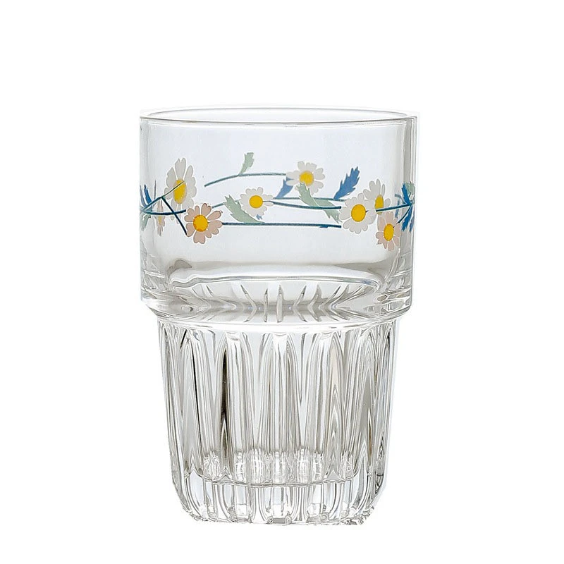 Daisy Thickened Glass Japanese And Korean Bloggers Same Style Coffee Cup