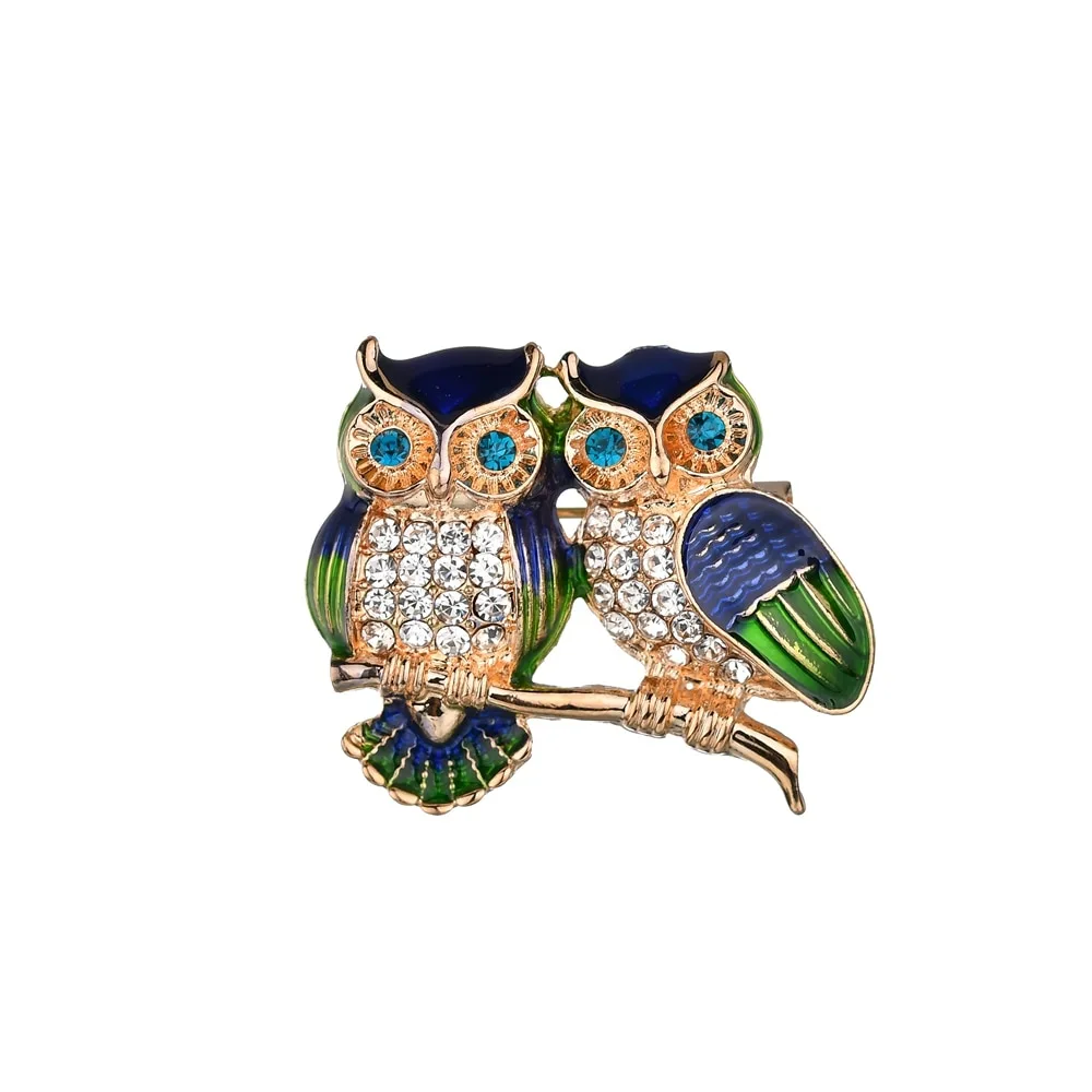 Fashion owl brooch