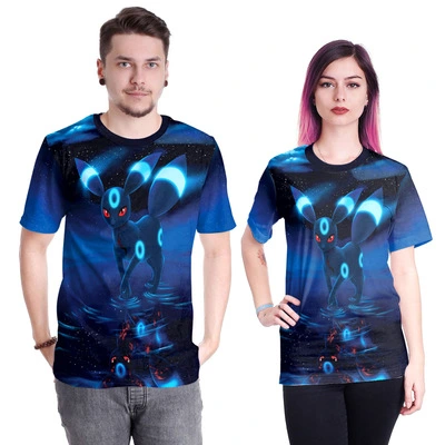 Pokemon pocketnew original European and American foreign trade hot explosion wholesale short sleeved T-shirt B121-055