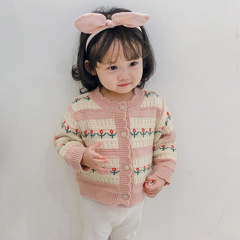 Baby girl knitted jacket