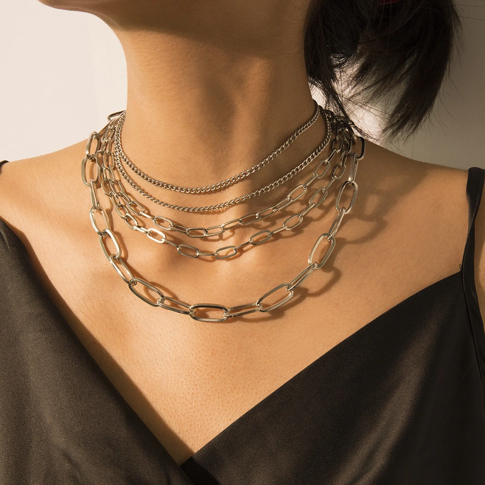 Punk multilayer necklace