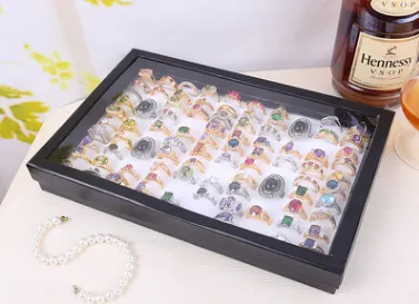 Jewelry Ring Jewelry Box Earrings Jewelry Plate 100 Ring Jewelry Tray Storage Display Plate