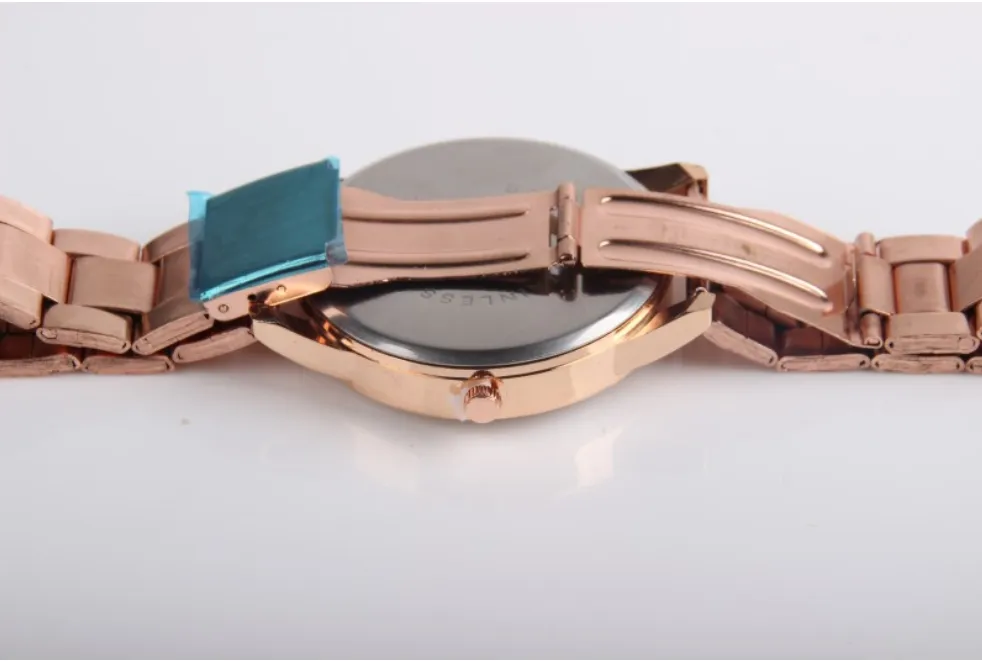 Diamond watch steel strip quartz watch