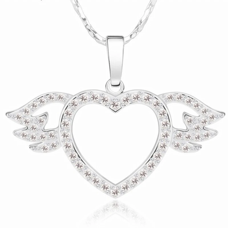 Angel love pendant women