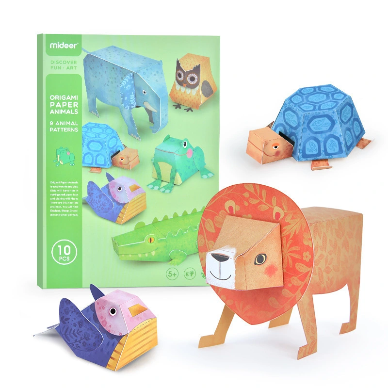 Children origami book 3d stereo manual diy