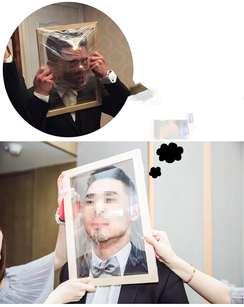 Face tear plastic wrap