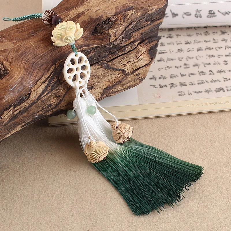 Bodhi lotus root tassel pendant pendant