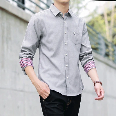 Handsome fashion long sleeve shirt
