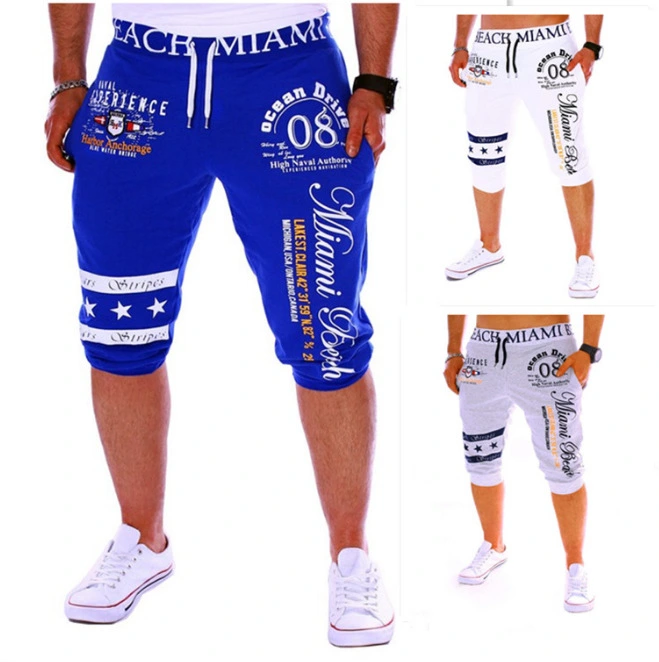 New Men's Fashion Digital Print Sweatpants
