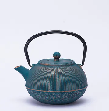 Cast iron teapot