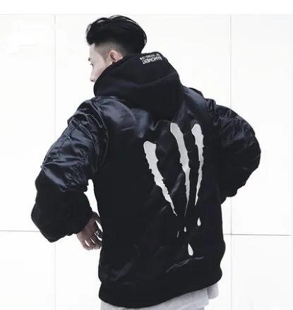 Cotton Hooded Jacket - Second generation blood claw blood scars design