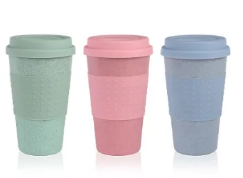 Silicone water cup with lid