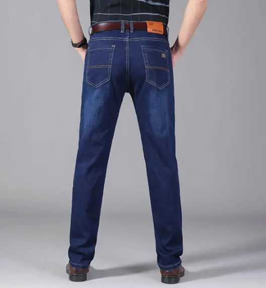 Jeans men's wash thin