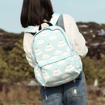 Canvas Backpack For Middle School Students