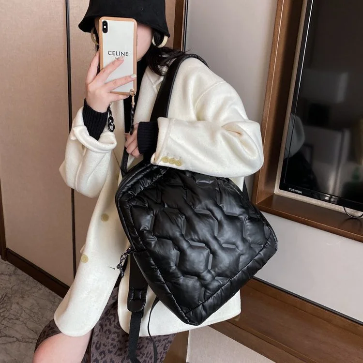 Fashion Casual Space Cotton Ladies Backpack