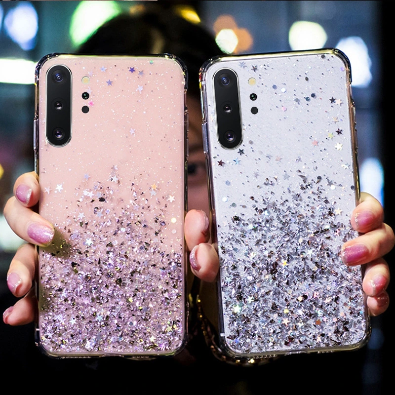 Silver foil mobile phone case