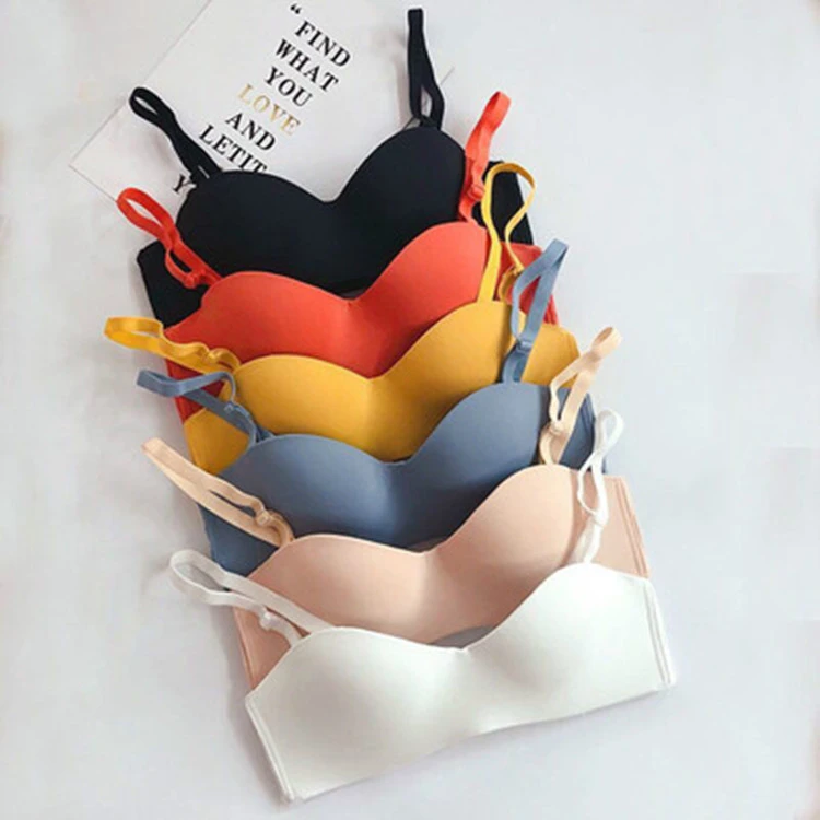 Marshmallow breast tucking bra