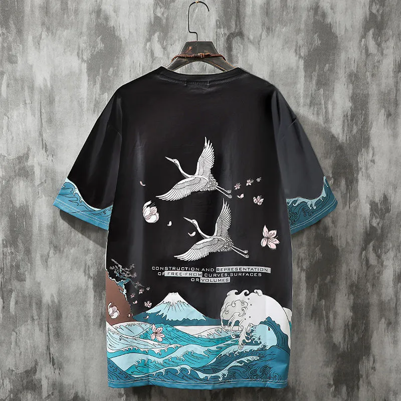 Crane Chinese style half sleeve