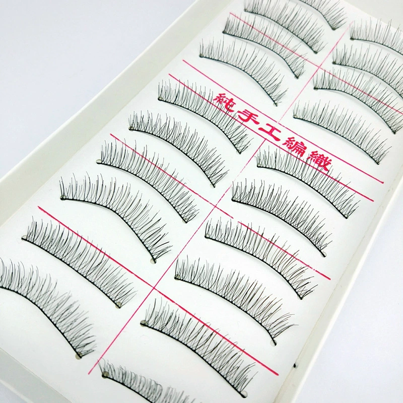 Handmade cotton thread stalk simulation false eyelashes