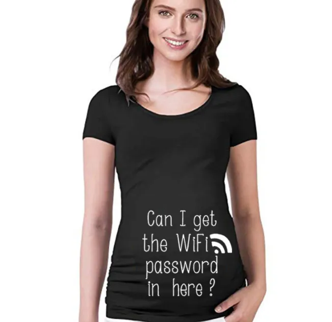 Maternity print T-shirt