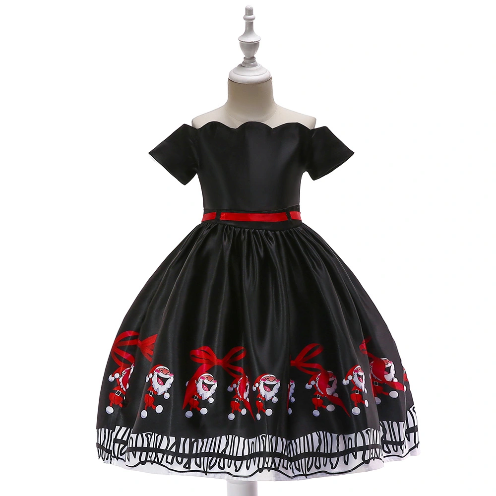 Snowflake print princess dress