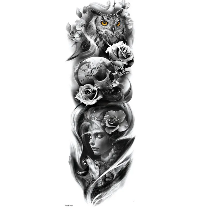Full arm full arm waterproof tattoo sticker