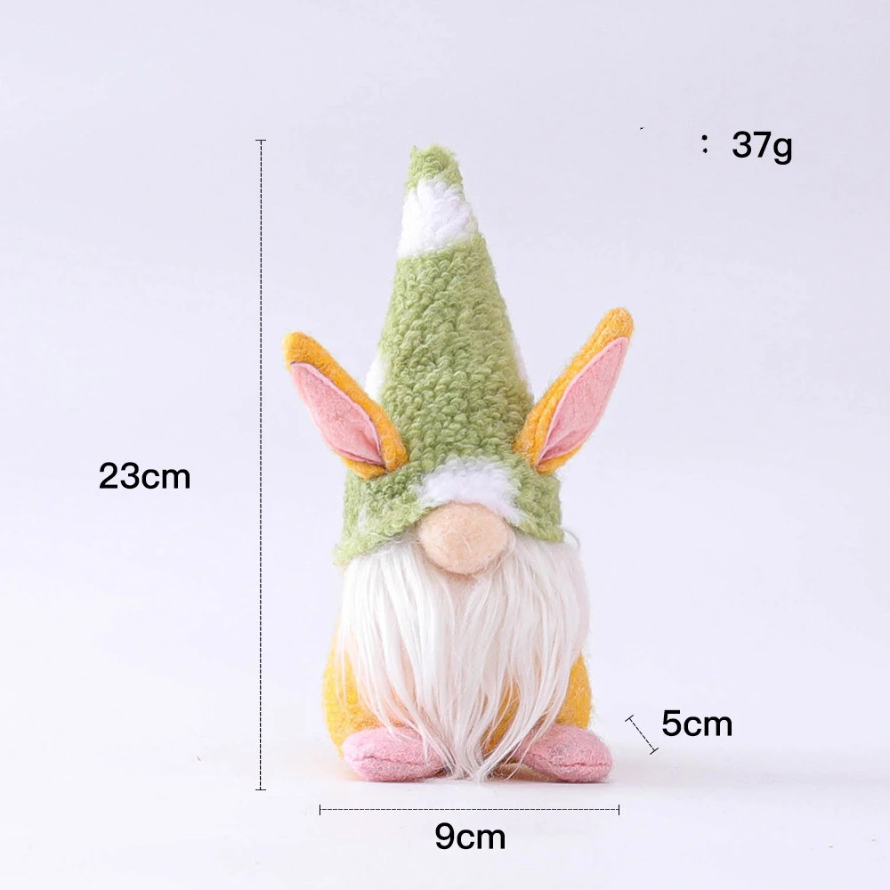 Easter Bunny Carrot Dwarf Doll Elf Doll Ornament