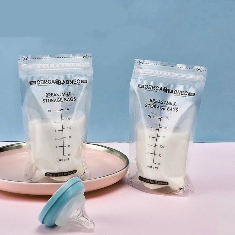 Breast Milk Storage Bag 210ml Storage Bag Of 10 Pieces