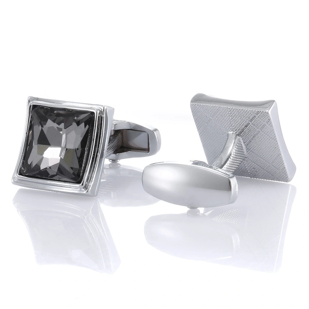 Smoked Grey Square Cufflinks