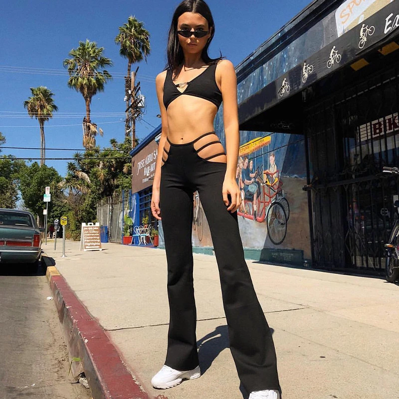 Women's Wide Leg Pants Flare Pants