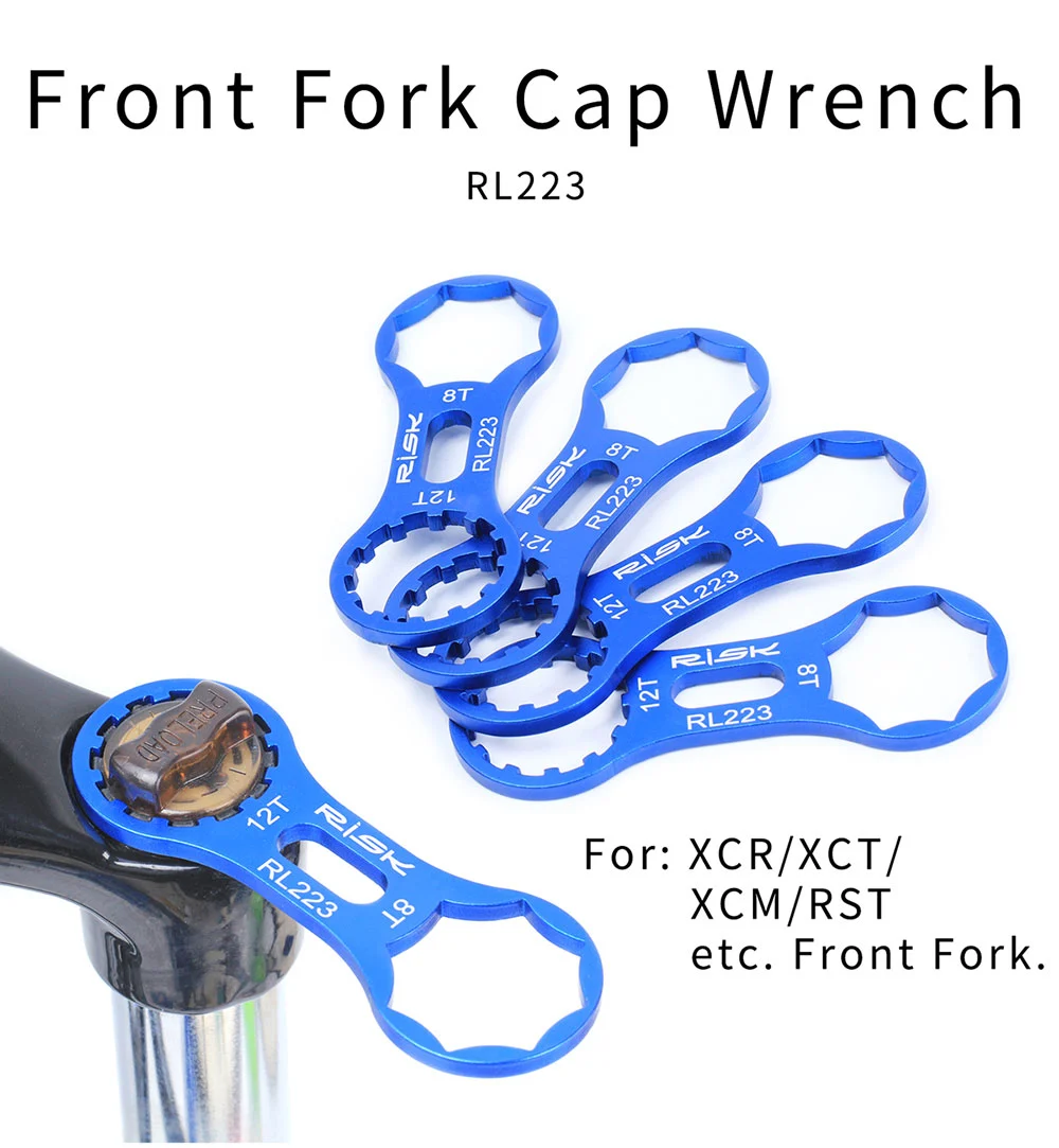 Remove Spanner for Mountain Bike Shock Absorber Front Fork Shoulder Cover
