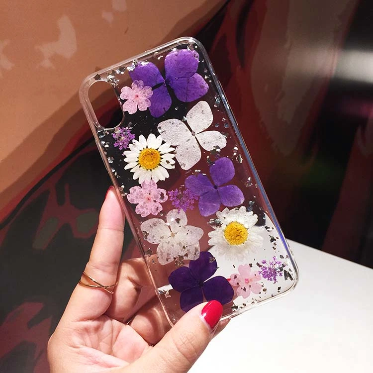 Compatible with Apple , Mobile Phone Case Immortal Flower Real Dried Flower