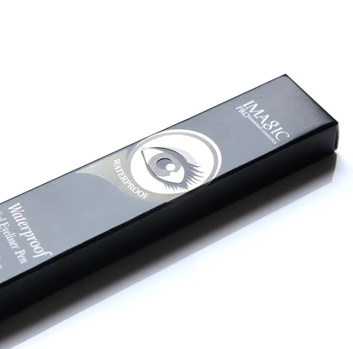 Imagic Brand 1pcs Black Waterproof Eyeliner Pen Pencil Makeup Beauty Cosmetic Tool1pcs Pencil Sharpener