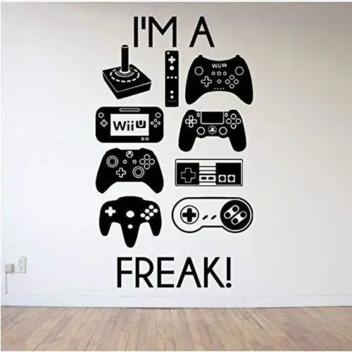 I'M A FREAK decorative wall sticker