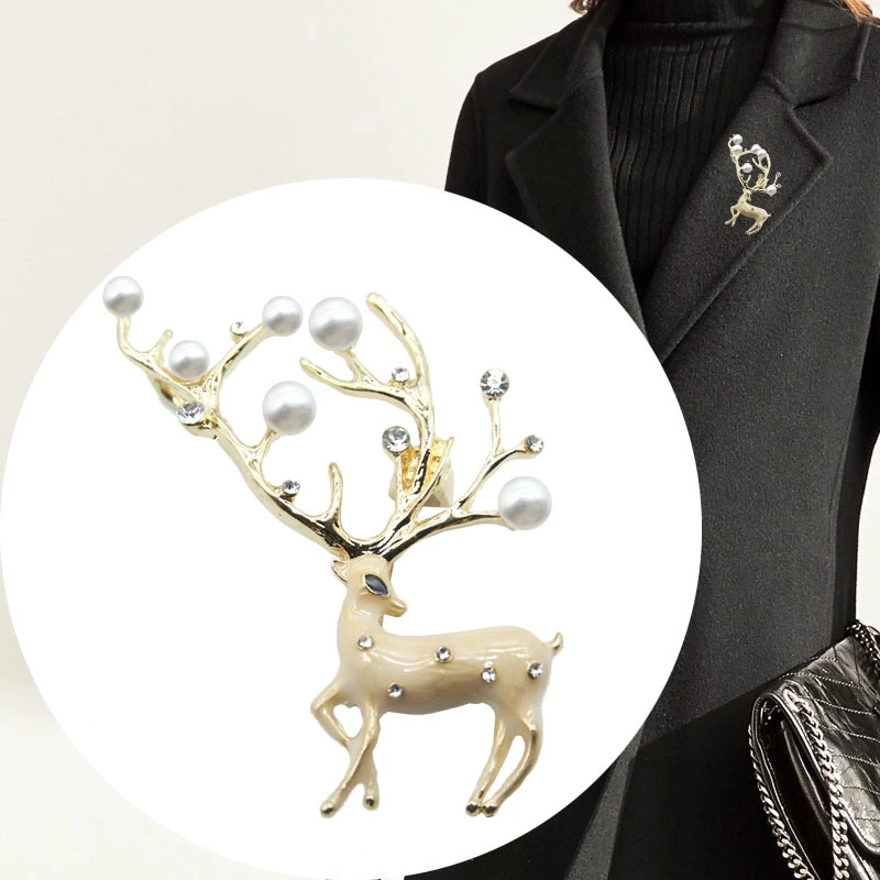 Fashionable and exquisite drip deer brooch