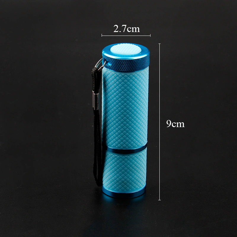 LED luminous purple flashlight