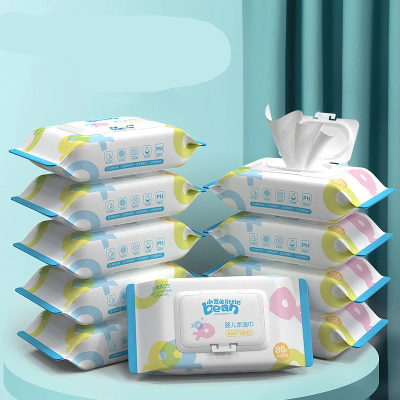 80 Pieces Of Newborn Baby Wipes Baby Wet Wipes