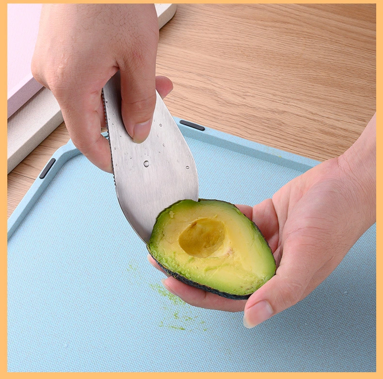 Stainless Steel Avocado Cut Mango Cut Fruit Pit Peeler