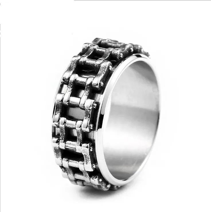 Personalized retro motorcycle accessories wholesale Stainless steel chain ring