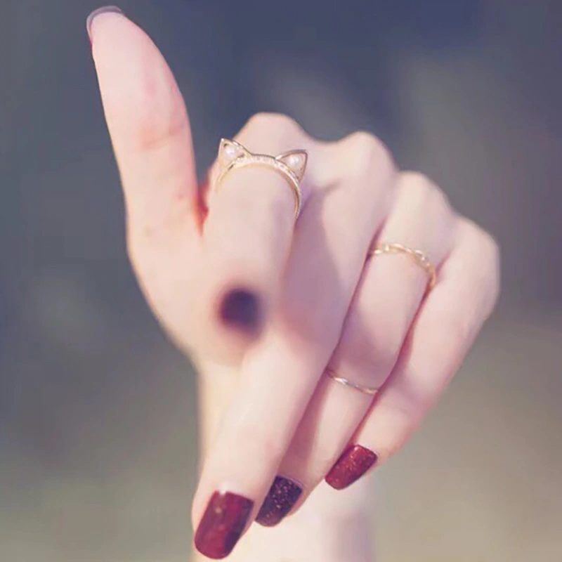 Knuckle ring set ring female gift