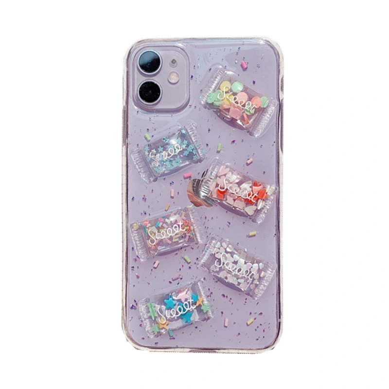 Compatible with Apple, Compatible with Apple , Cartoon Candy For iPhone 11 Epoxy Phone Case