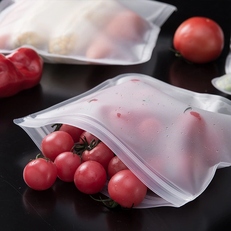 Zipper Type Sealed Bag fruit And Vegetable Storage Bag Thickened