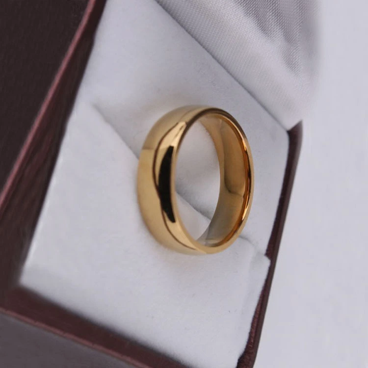 Smooth stainless steel ring