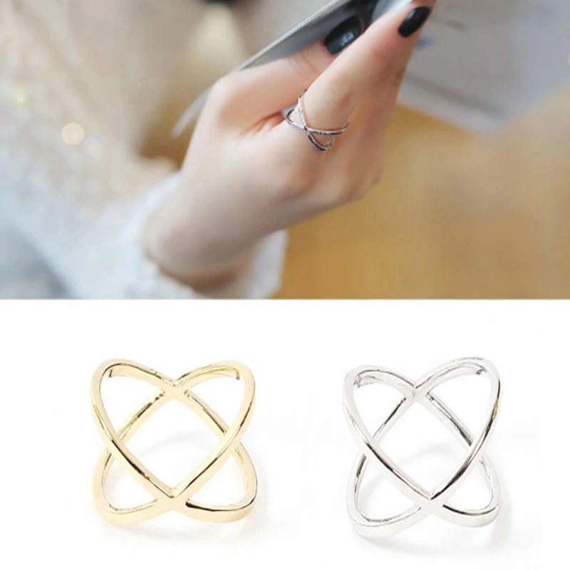 Crisscross joint ring