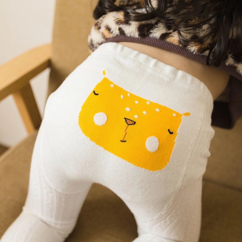 Embroidered Cotton Baby Cartoon Pantyhose