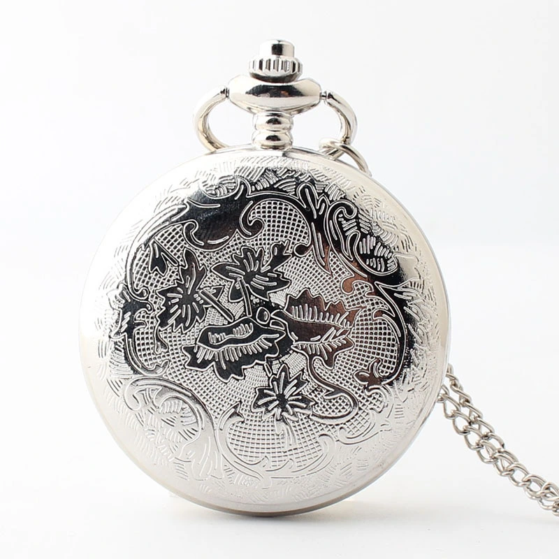 Starry sky Roman scale quartz pendant pocket watch