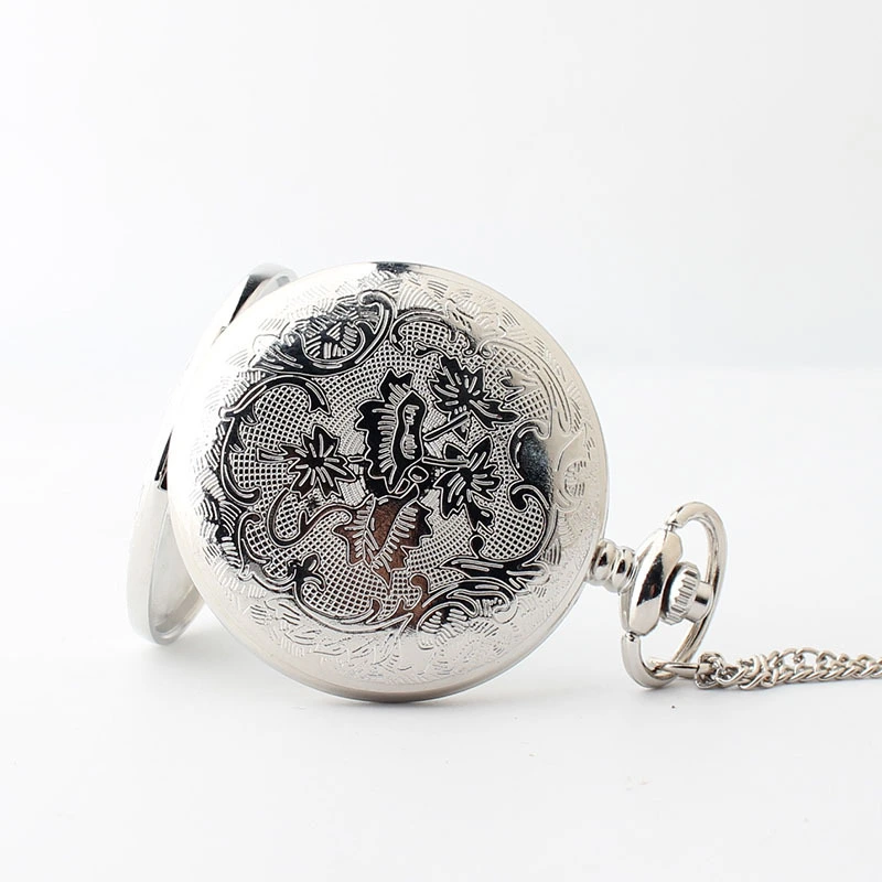 Starry sky Roman scale quartz pendant pocket watch