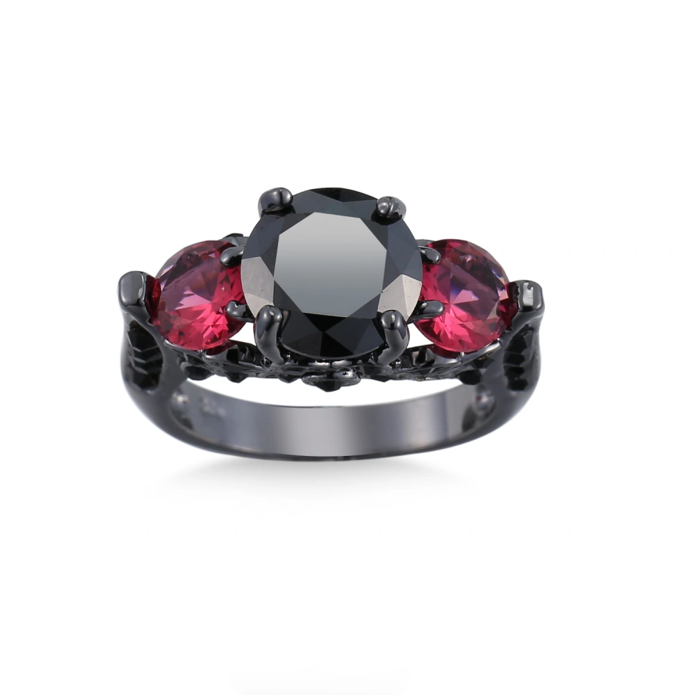 Zircon jewelry ring