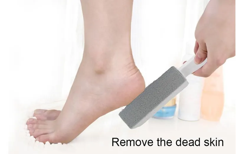 Portable Pumice Stone Water Toilet Bowl Cleaner Brush Wand Tile Sinks Bathtubs 360 Degrees Cleaning Tool
