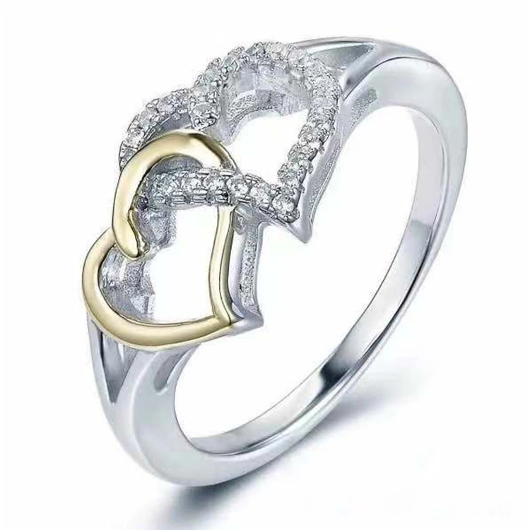 Fashion simple love color ring female